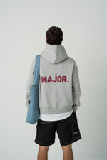 Maroon & Grey MjR Hood